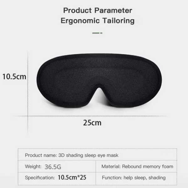 sleeping mask 3d