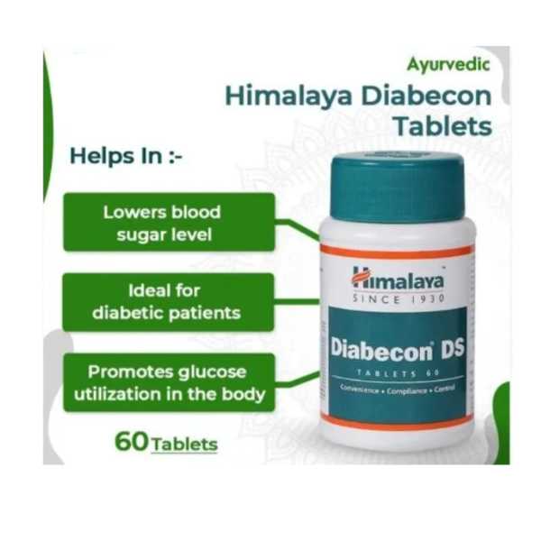 Himalaya Diabecon DS 60 Tablets: